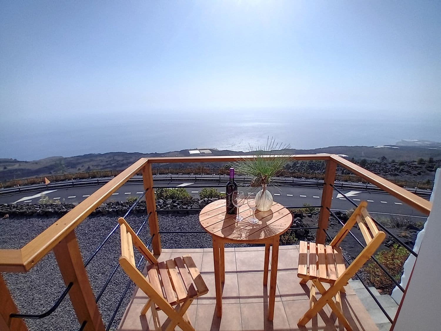 Front house terrace table